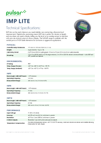 Thumbnail of document Data Sheet - IMP Lite